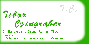 tibor czingraber business card